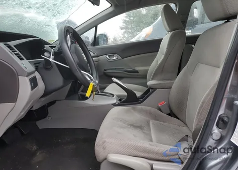 2012 Honda Civic Hybrid из США, поврежденный, VIN JHMFB4F29CS007217